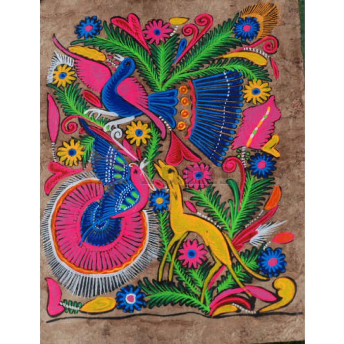 Mexico Amate Bark Painting S 20x30cm