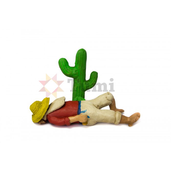 Mexico Clay Charro/Cactus - Lying