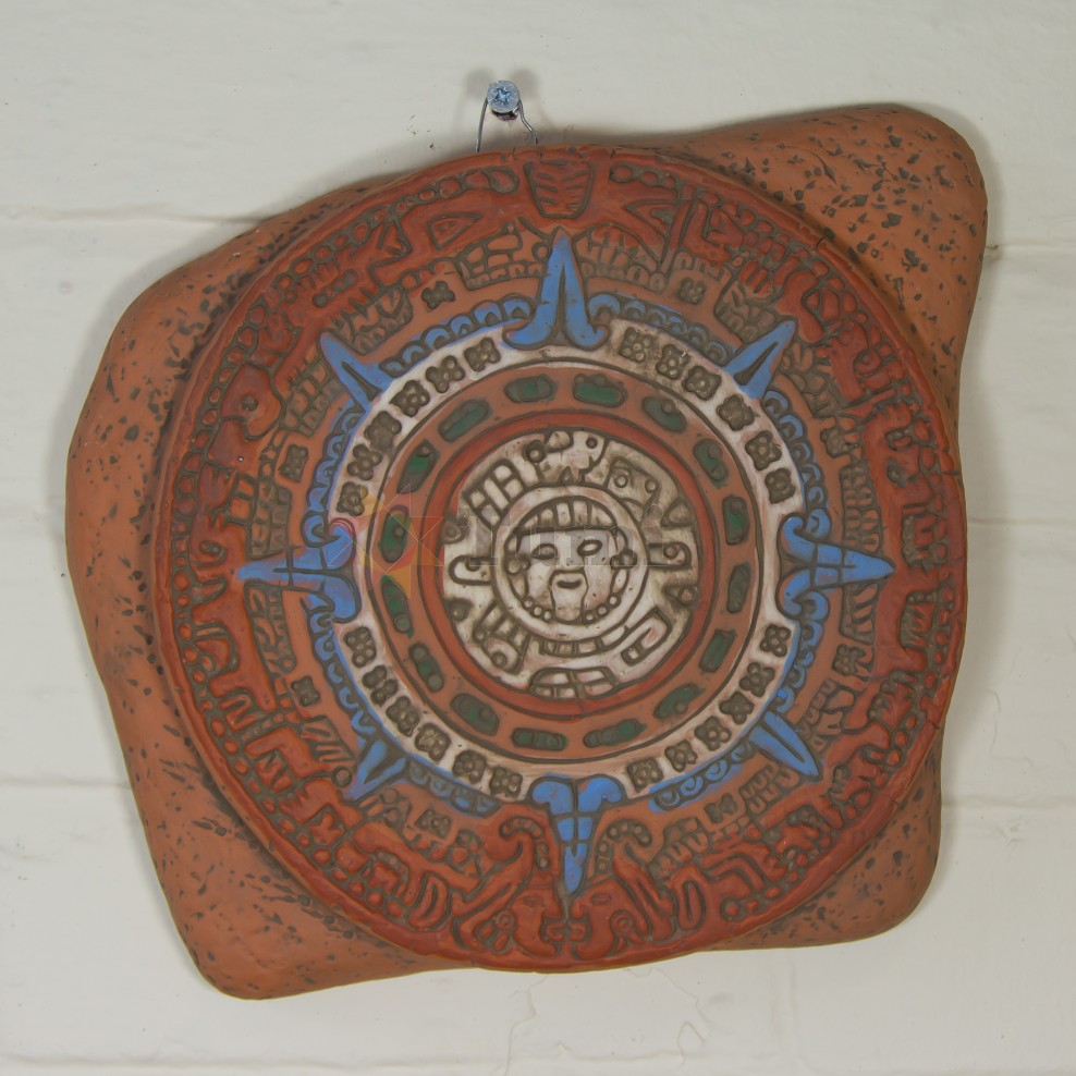 Mexico Aztec Calendar Med Aztec And Mayan Ceramics Ceramics Tiles